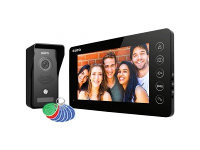 Video door phone EURA VDP-76A3 black