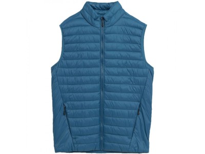 Kamizelka męska 4F M062 denim 4FAW23TVESM062