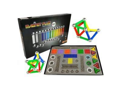 Klocki Magnetyczne Magnastix Zestaw Edukacyjny Konstrukcyjny