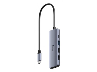 CUDY UH405 5-IN-1 USB-C Hub with