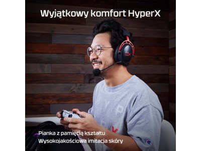 HP Hyperx Cloud Alpha W Red