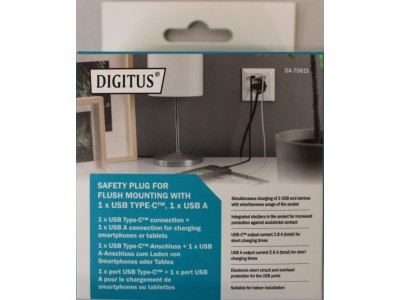 SALE OUT. DIGITUS Safety Plug for