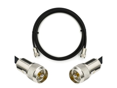 PL259 to PL259 3m Coaxial Cable