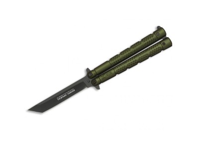 Nóż motylek K25 36249 Balisong Green