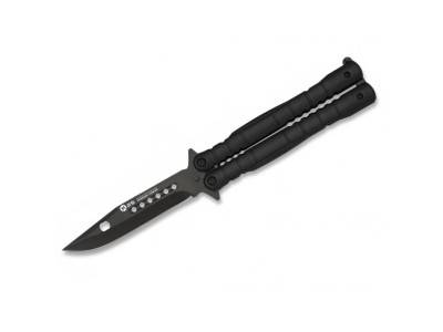 Nóż motylek K25 02131 Balisong Black
