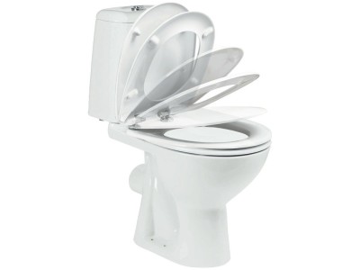 TOILET CLOSE COUPLE 355X620X760 ALPHA