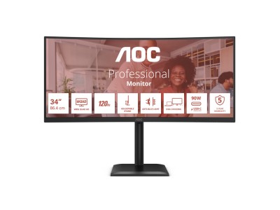 AOC CU34E4C computer monitor 86.4