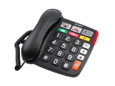 Olympia 4500 Analog telephone Black, White