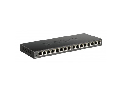 D-Link DGS-1016S Unmanaged Gigabit Ethernet (10/100/1000)
