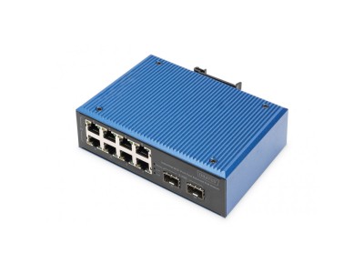Digitus Industrial 8+2 port Fast Ethernet