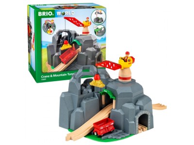 BRIO World - Crane & Mountain