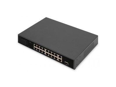 Digitus 16 Port Fast Ethernet PoE