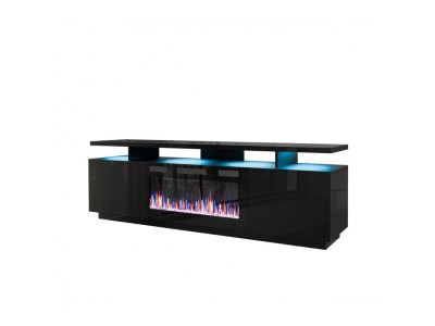 RTV EVA cabinet with electric fireplace