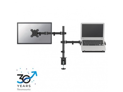 Neomounts FPMA-D550NOTEBOOK Monitor arm with laptop