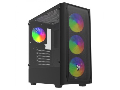 Savio Noctis Flow RGB Cube Black