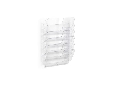 Durable FLEXIPLUS literature rack 6 shelves