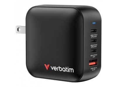 Verbatim Mini GaN Charger 100W 3xUSB-C