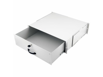 Equip Lockable Drawer 19`, 3U, RAL7035
