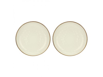 Set of 2 Concerto Avorio Round