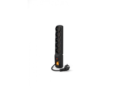 ACAR F5 Black 5 AC outlet(s)