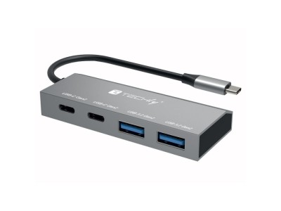 Techly IUSB32C-HUB4AC2 laptop dock/port replicator Wired