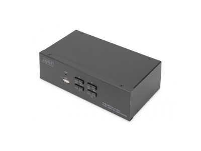 Digitus KVM Switch, 4 Port, Dual