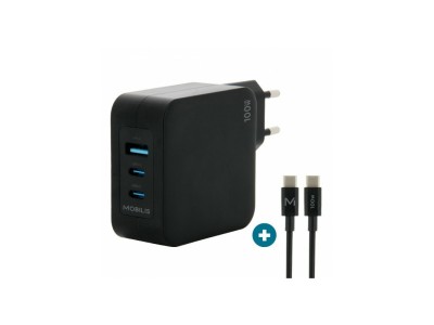 Mobilis Charger 100W 2USB C 1USBA