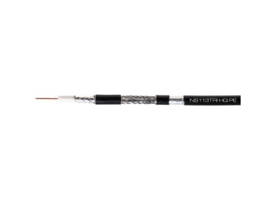 COAXIAL CABLE NS113TRI HQ PE Black