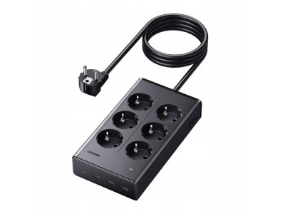 Listwa zasilająca Ugreen S622, 6xAC +