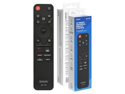 Savio RC-30 remote control IR/Bluetooth Press