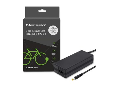 Qoltec 50761 Charger for e-bike batteries