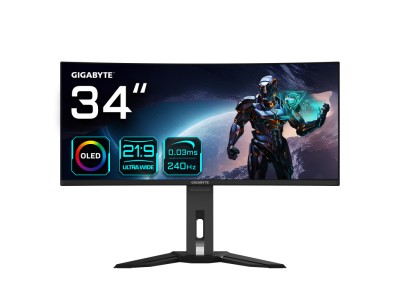 GIGABYTE MO34WQC2 34" OLED WQHD Curved