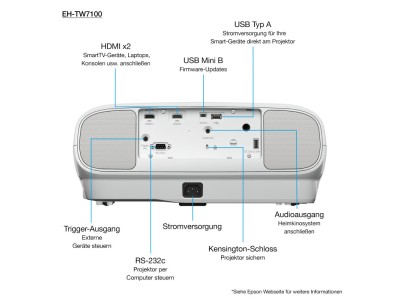 Epson EH-TW7100 Standard throw projector 3000