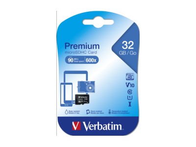 Atmiņas karte Verbatim Premium U1 MicroSDHC