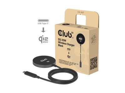 MOBILE CHARGER QI2 MAGSAFE/25W BLACK CAC-3027