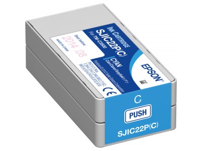 Epson SJIC22P(C): Ink cartridge for ColorWorks