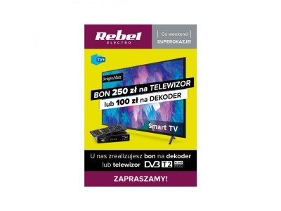 Kruger&Matz poster - TV voucher and