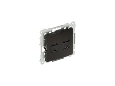 SIMON 54 MODULE BLACK COMPUTER SOCKET