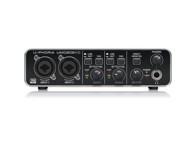 Behringer UMC202HD recording audio interface