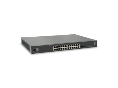 LevelOne KILBY 28-Port Stackable L3 Managed