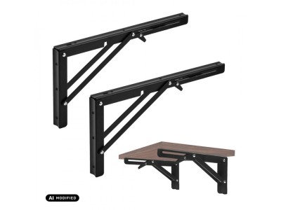 Maclean Folding Wall Shelf Bracket, min