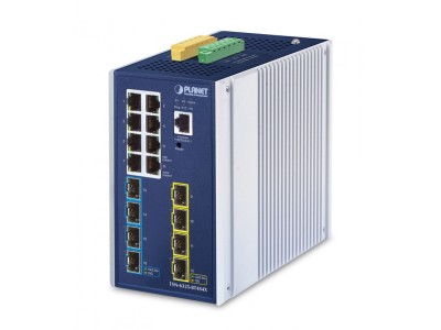 PLANET IP30 DIN-rail Industrial L3 Managed