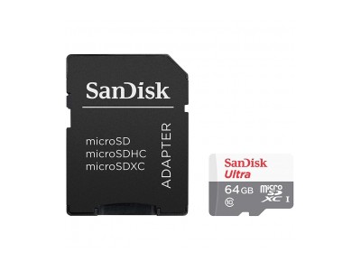 SanDisk Ultra microSDXC 64GB + Adapter