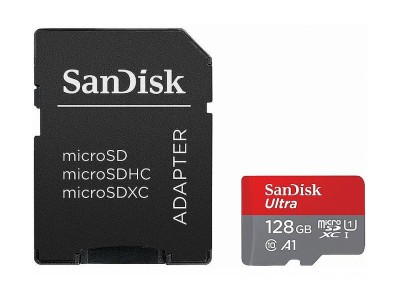 SanDisk Ultra Light microSDXC 128GB +