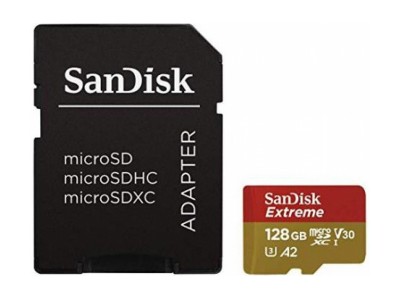Sandisk Extreme 128GB MicroSDXC + Adapter