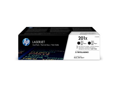 HP 201X 2-pack High Yield Black