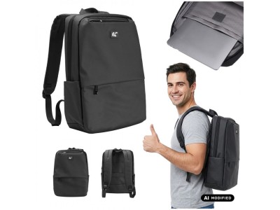 NanoRS Laptop Backpack, 15.6", Black