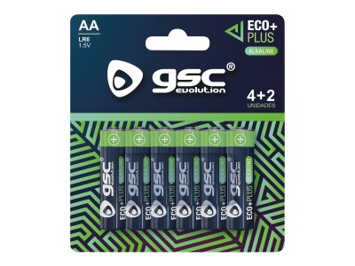 GSC EcoPlus alkaline LR6 (AA) sārma