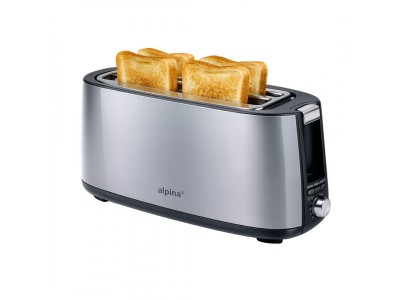 Toster ALPINA 1400w srebrny