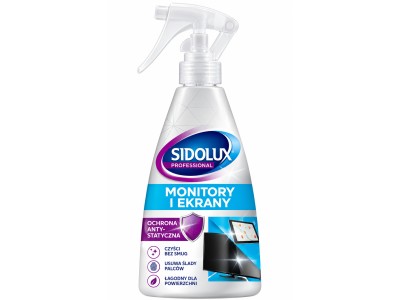 SIDOLUX PROFESSIONAL plakano ekrānu tīrīšanas līdzeklis